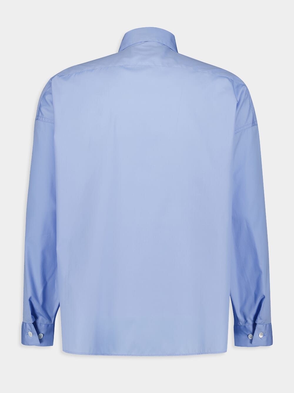 Iris Blue Logo Cotton Shirt