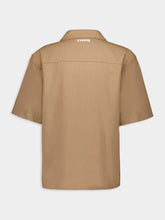 Marni Beige Wool Bowling Shirt