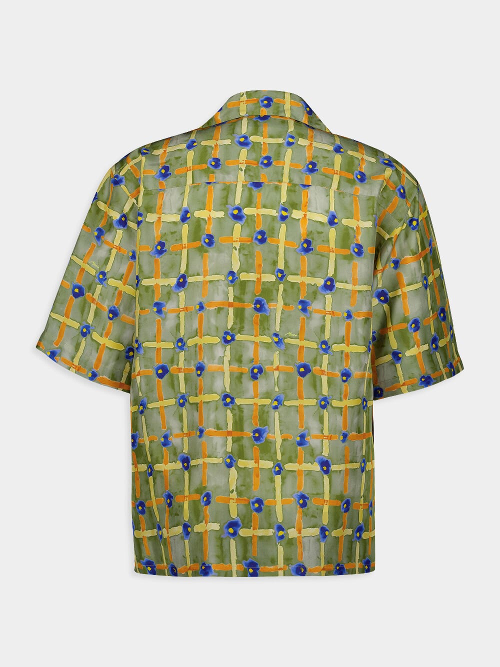 Silk Graphic Print Shirt