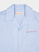 Marni Light Blue Poplin Bowling Shirt