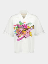 Marni White Organic Poplin Bowling Shirt