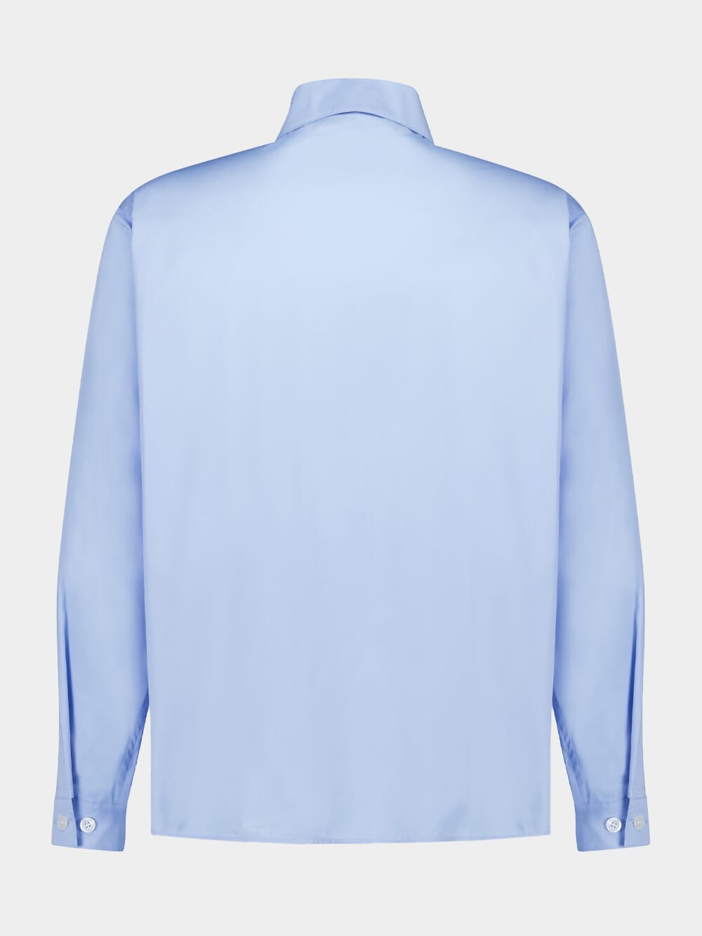 Blue Organic Cotton Zip Shirt