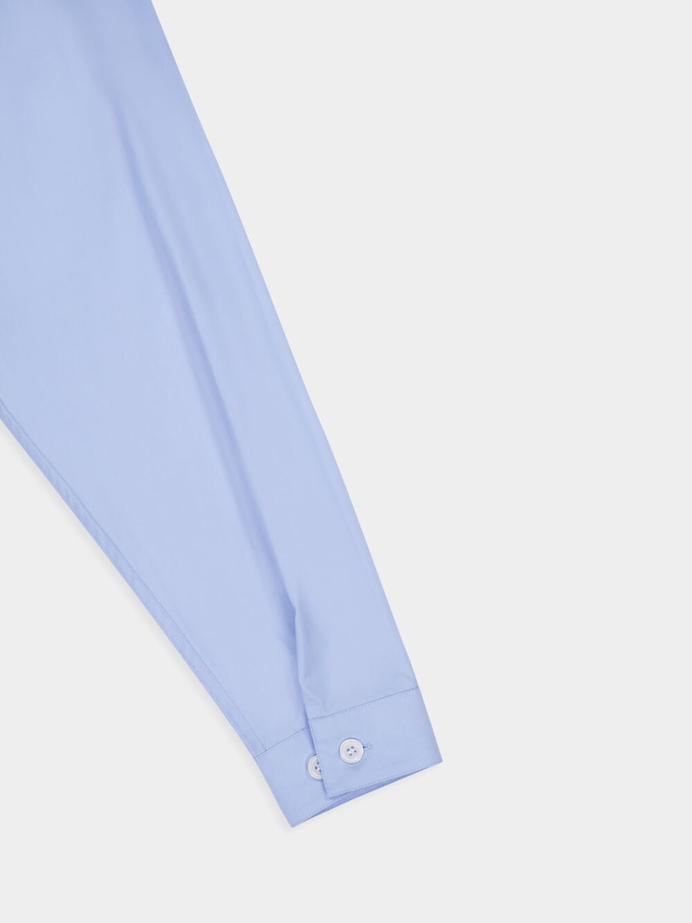 Blue Organic Cotton Zip Shirt