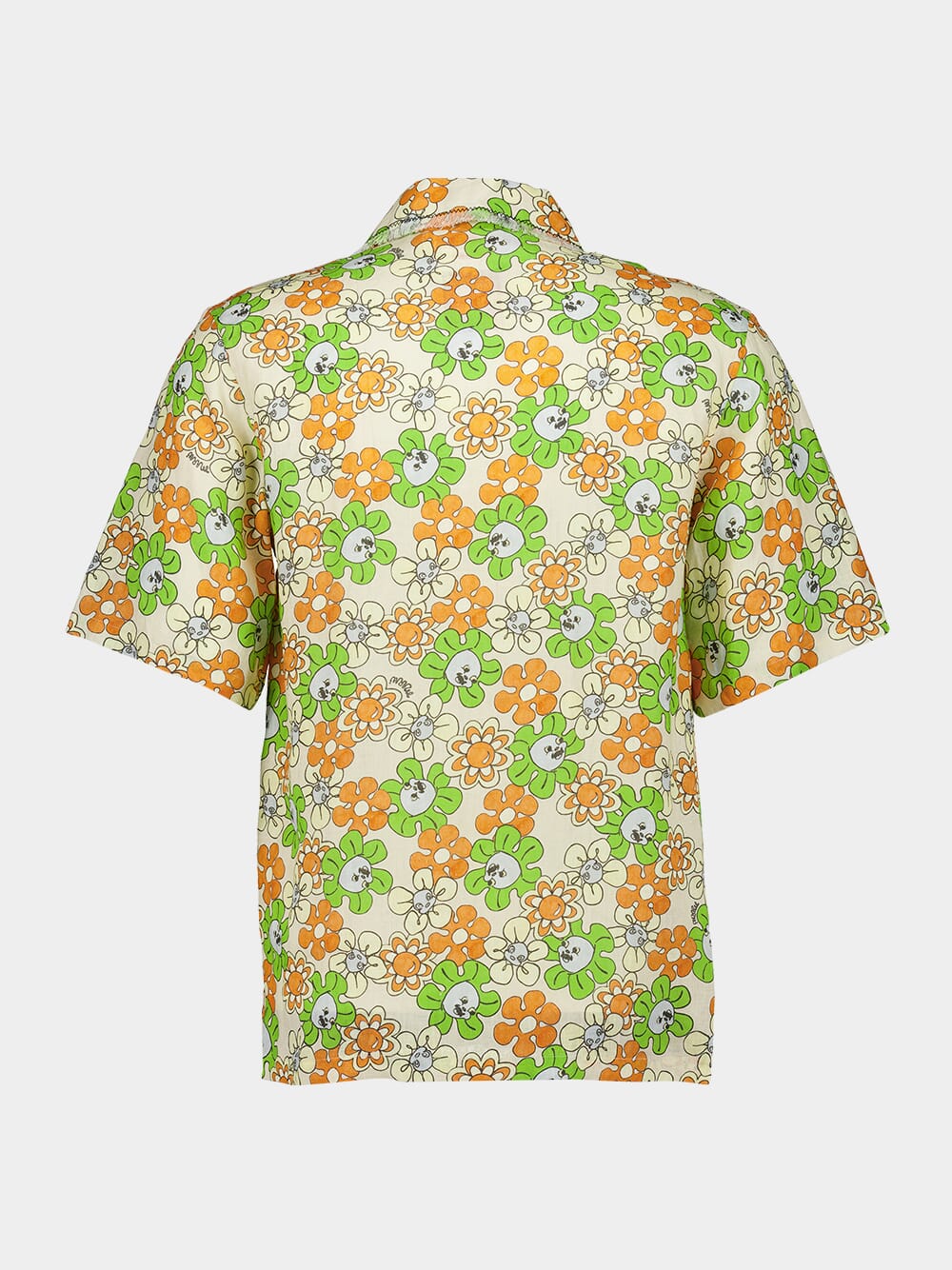 Floral Linen Bowling Shirt