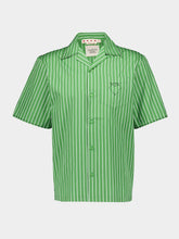 Marni Green Striped Shirt