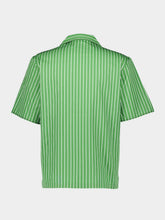 Marni Green Striped Shirt