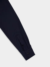 Marni Deep Blue Wool Relaxed Fit Shirt