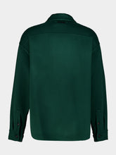 Marni Spherical Green Virgin Wool Shirt