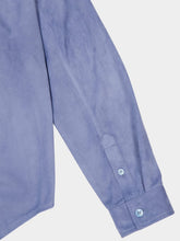 Marni Dusk Blue Suede Cut-Out Shirt
