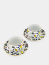 La DoubleJ Borboni Impero Porcelain Tea Cup Set of 2