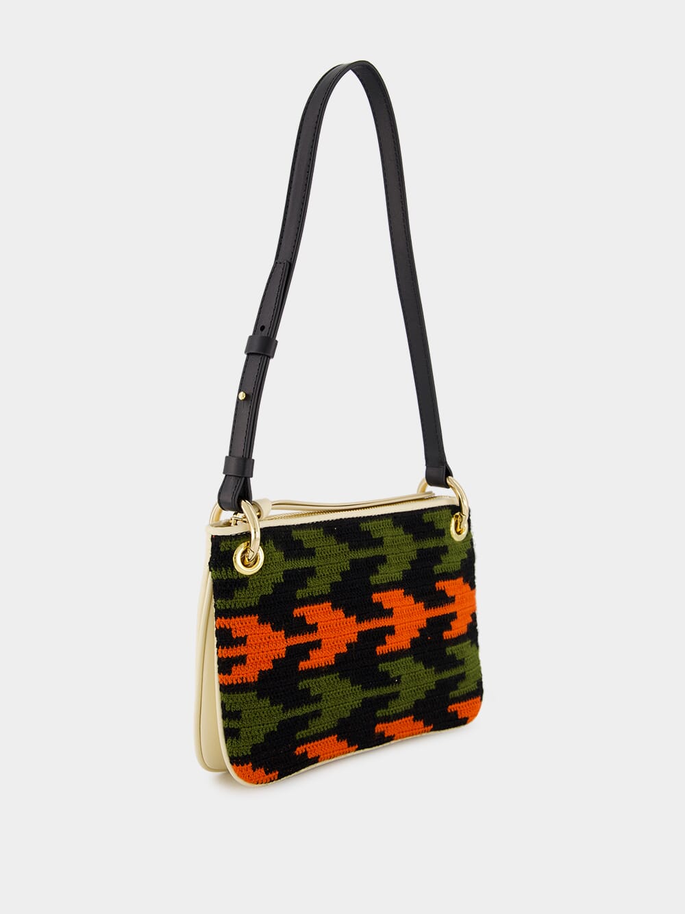 Tasca Arrow-Patterned Orange Bag