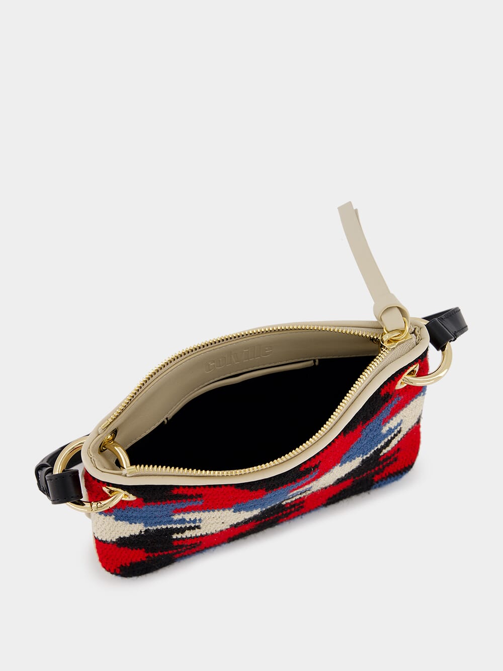 Tasca Arrow-Patterned Red Bag