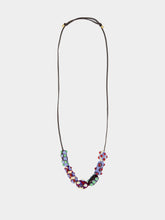 Colville Beatle Beaded Leather Necklace