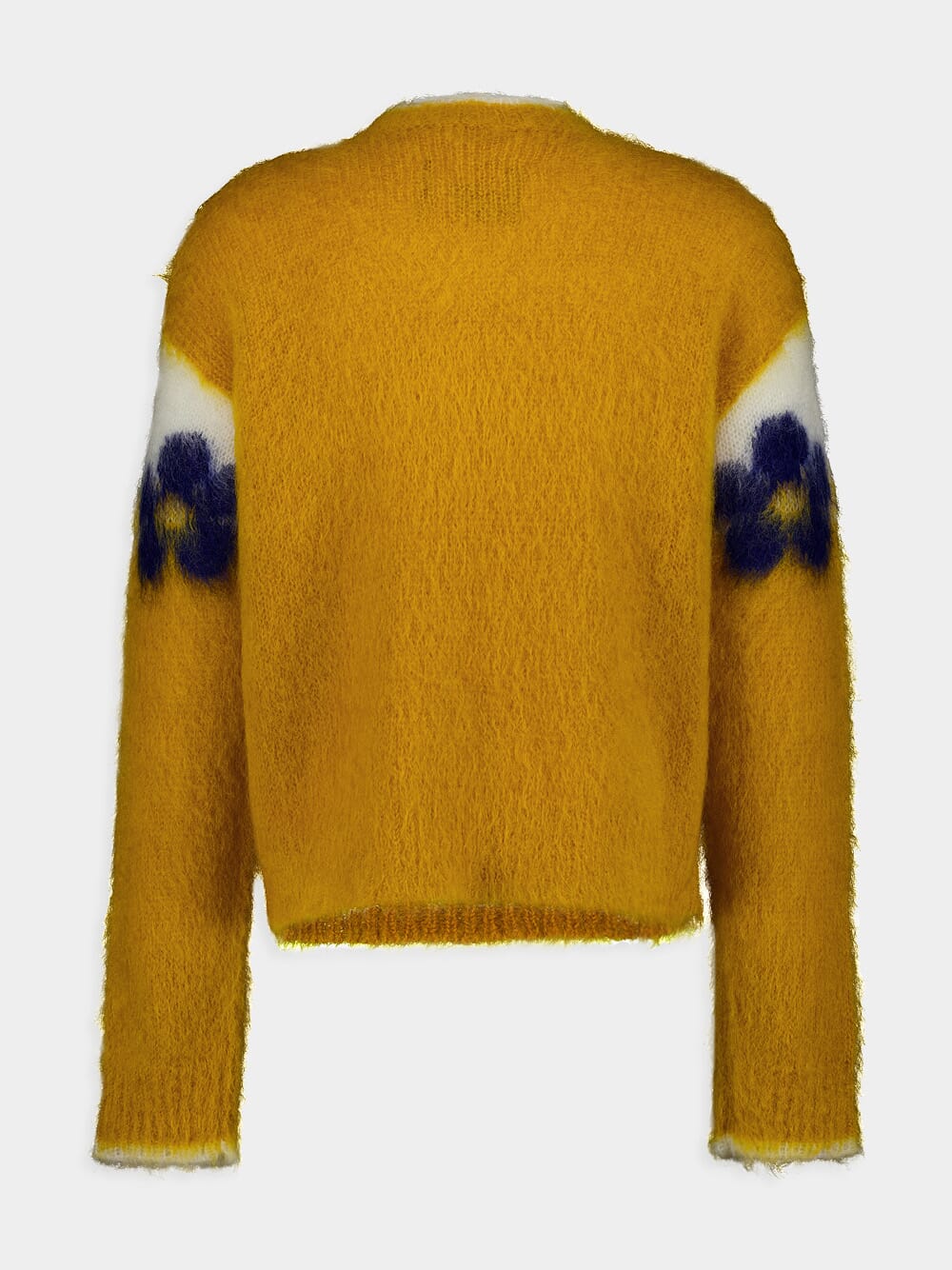 Floral Mohair V-Neck Jumper