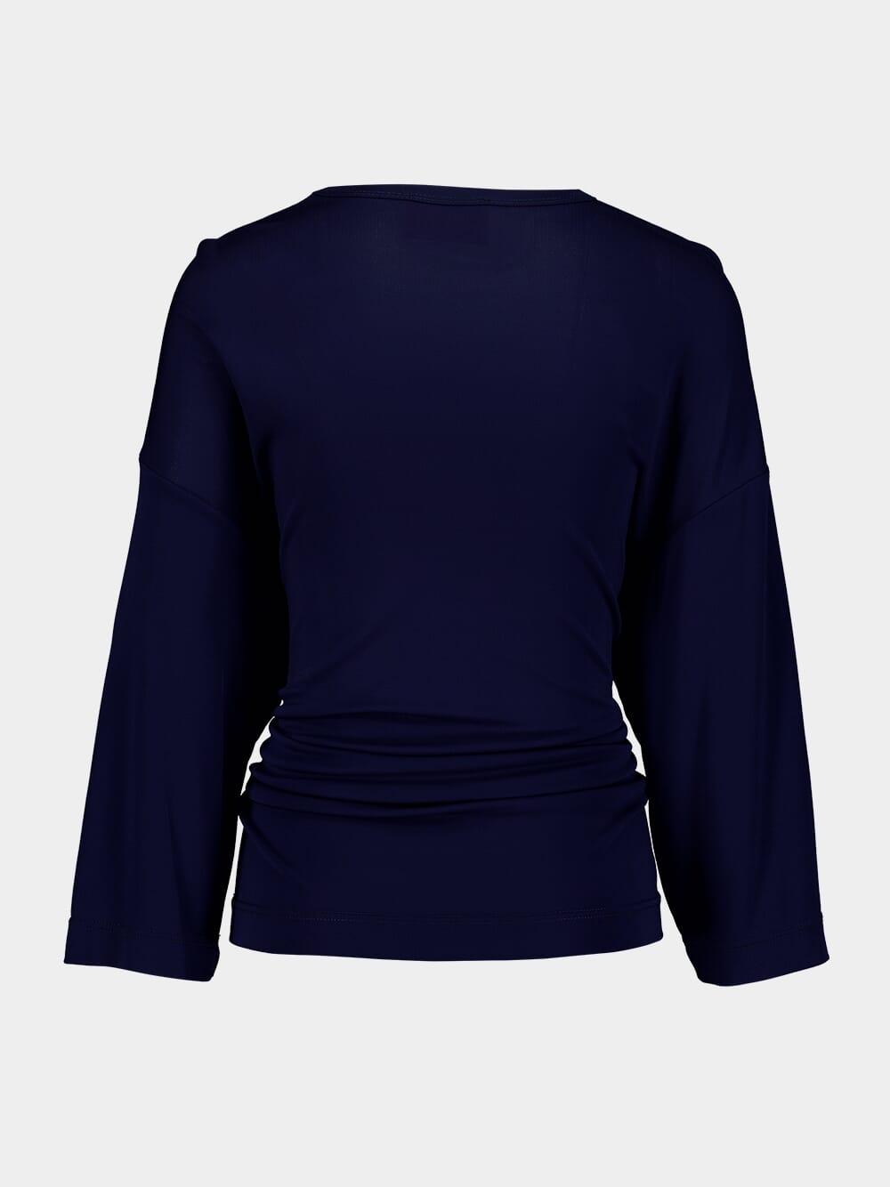 Cinched Navy Top