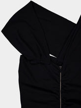 Colville Black Drape Top