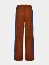 Paula Dalila Caramel Café Suede Drawstring Pants
