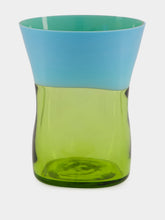 Nasonmoretti Light Blue & Acid Green Dandy Water Glass