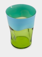 Nasonmoretti Light Blue & Acid Green Dandy Water Glass