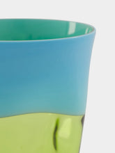 Nasonmoretti Light Blue & Acid Green Dandy Water Glass