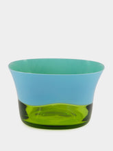 Nasonmoretti Light Blue and Acid Green Dandy Bowl