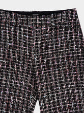 Balmain Black Tweed Flared Pants