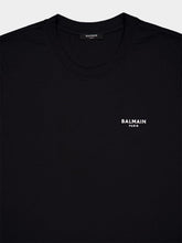 Balmain Black Balmain Paris Flocked T-Shirt