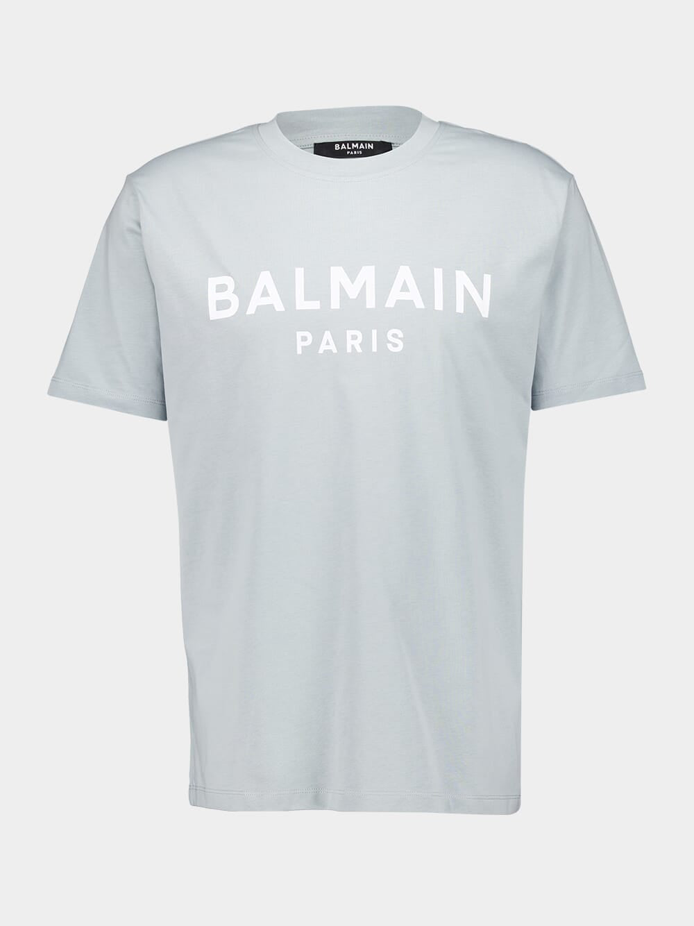 Grey Printed Balmain Paris T-Shirt