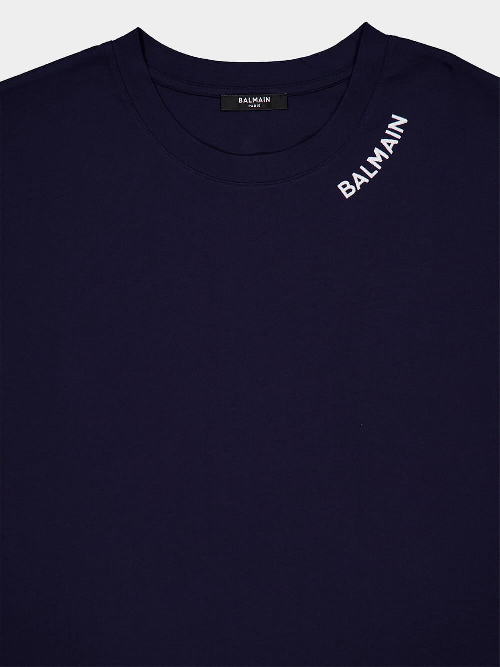 Navy Logo Crewneck T-Shirt