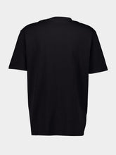 Balmain Black Palm Tree Print T-Shirt