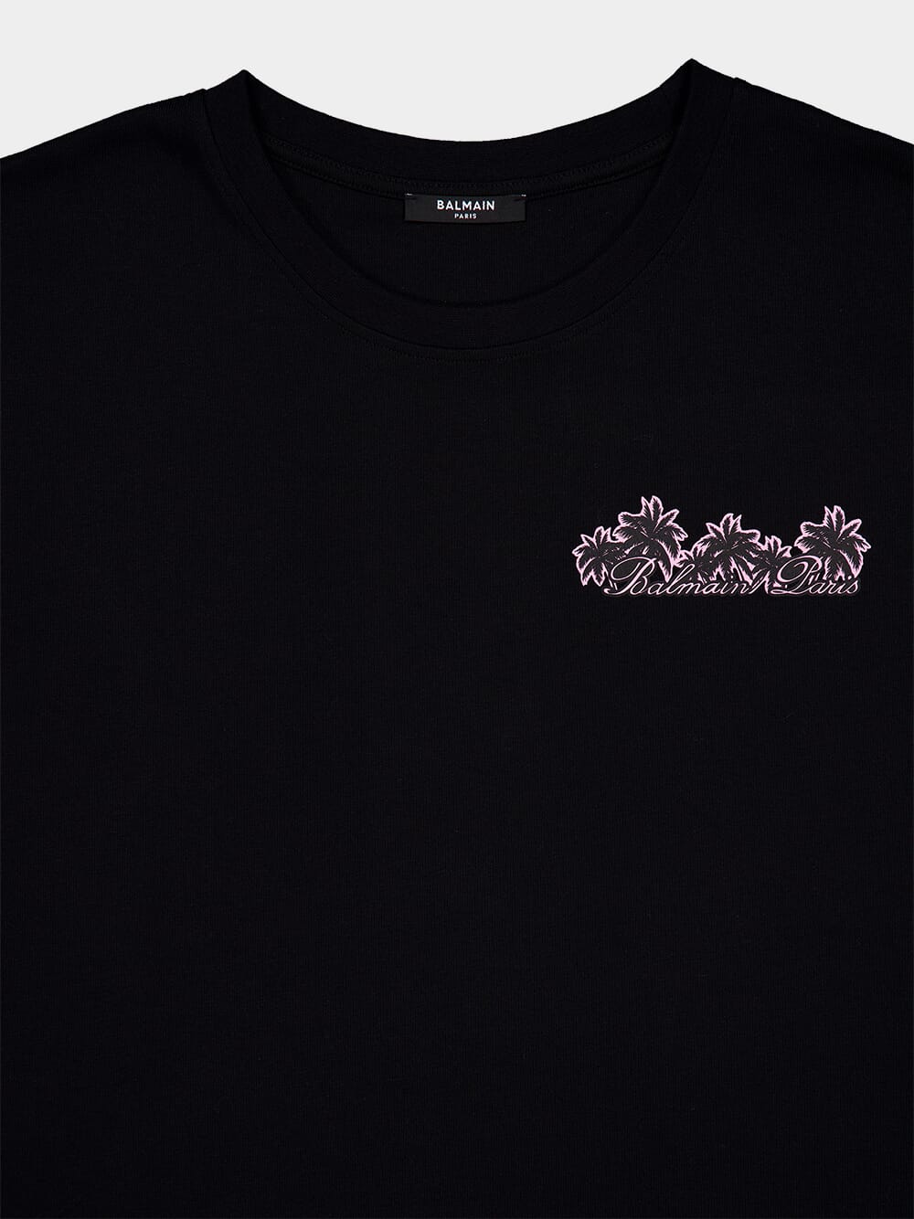 Black Club Balmain Signature T-Shirt