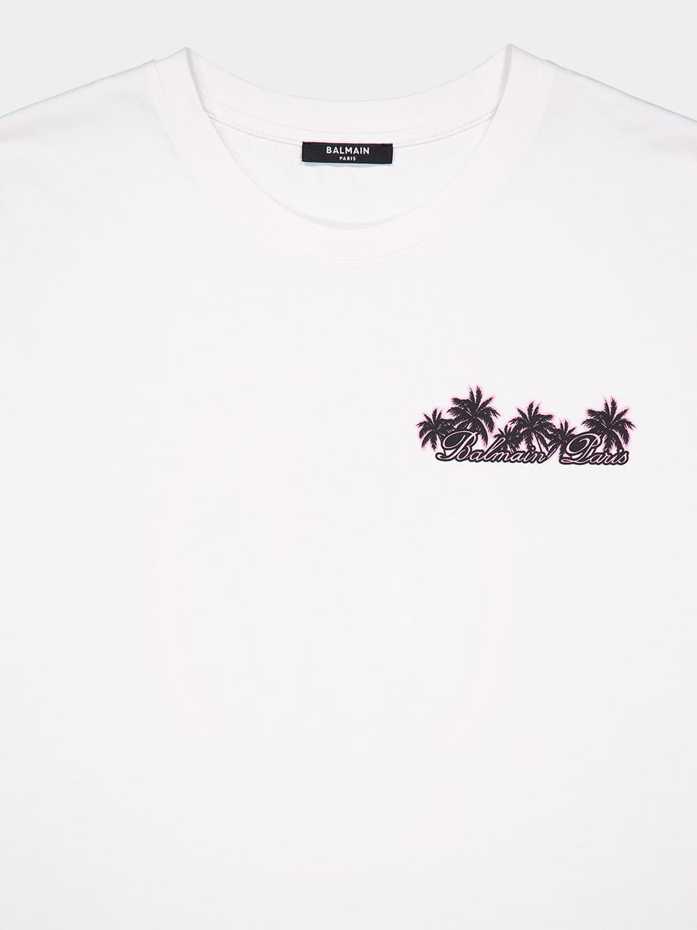 White Club Balmain Signature T-Shirt