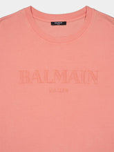 Balmain Salmon Vintage Balmain Embroidered T-Shirt