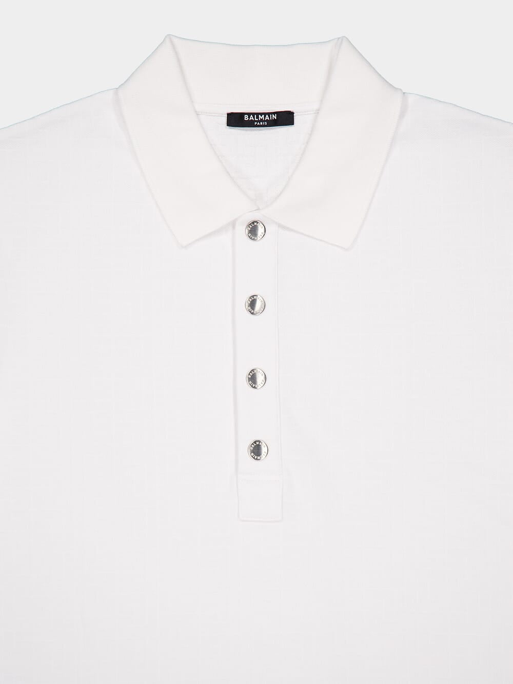 White Short-Sleeve Polo