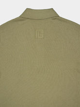 Balmain Merino Wool Khaki Polo Shirt
