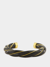 Aurélie Bidermann Black Twisted Diana Bangle