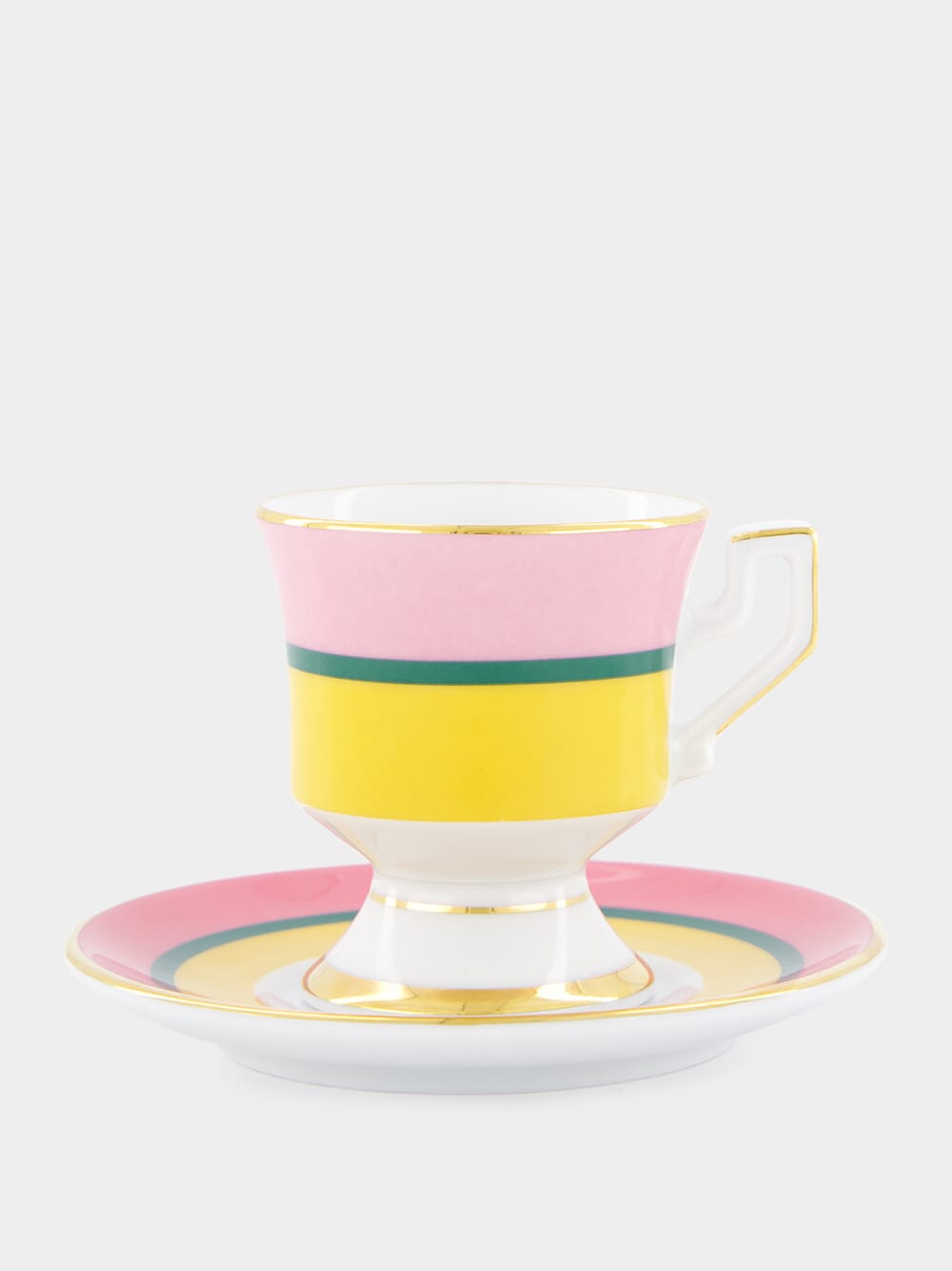 Set of 2 Giallo Rainbow Espresso Cups