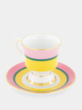 La DoubleJ Set of 2 Giallo Rainbow Espresso Cups