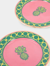 La DoubleJ Set of 2 Pineapple Dessert Plates
