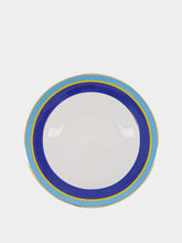 La DoubleJ Rainbow Blue Soup/Pasta Plate