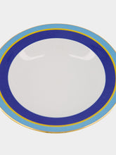 La DoubleJ Rainbow Blue Soup/Pasta Plate