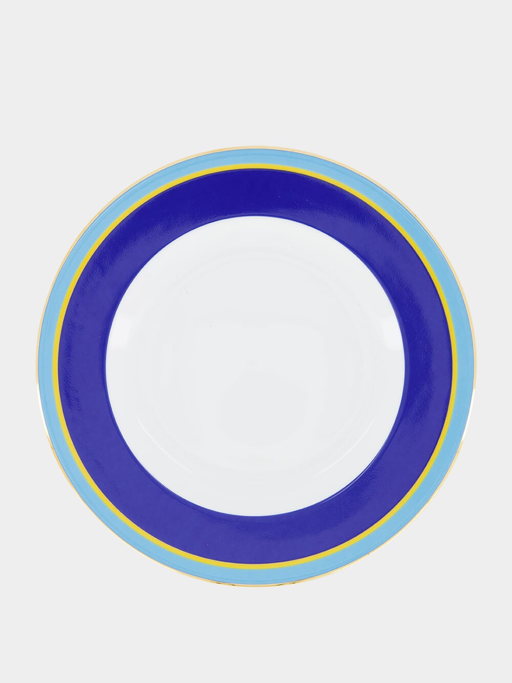 Set of 2 Rainbow Blue Dinner Plates