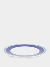 La DoubleJ Set of 2 Rainbow Blue Dinner Plates