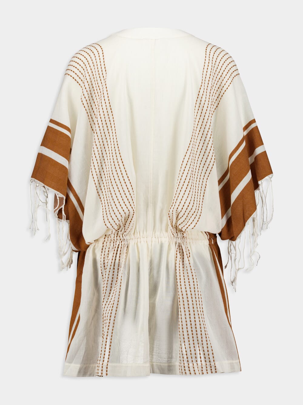 Dita Kaftan Striped Cotton Voile