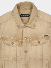 Tom Ford Washed Sand Icon Denim Jacket