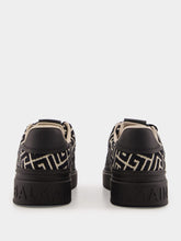Balmain Black B-Court Jacquard Monogram Trainers