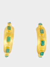 FENOMENA Gold Havana Glow Hoop Earrings