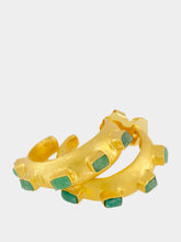 FENOMENA Gold Havana Glow Hoop Earrings