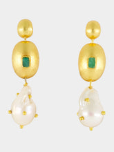 FENOMENA Gold Tokyo Pearl Drop Earrings