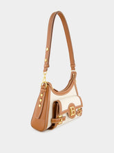Balmain B-Buzz Hobo Bag in Leather and Canvas